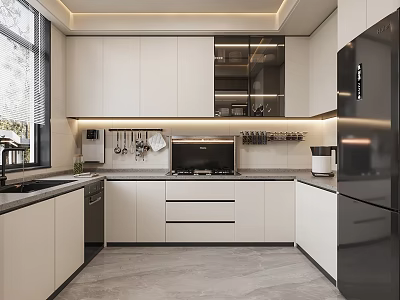 Kitchen Dishwasher Kitchen Appliances 3d model