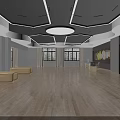 Modern Fitness Studio With Spacious Interior Wooden Flooring And Exercise Equipment For Workouts