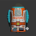 Modern Robot Assistant Small Robot Butler 3d model