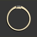 Modern Ring Diamond Ring 3d model