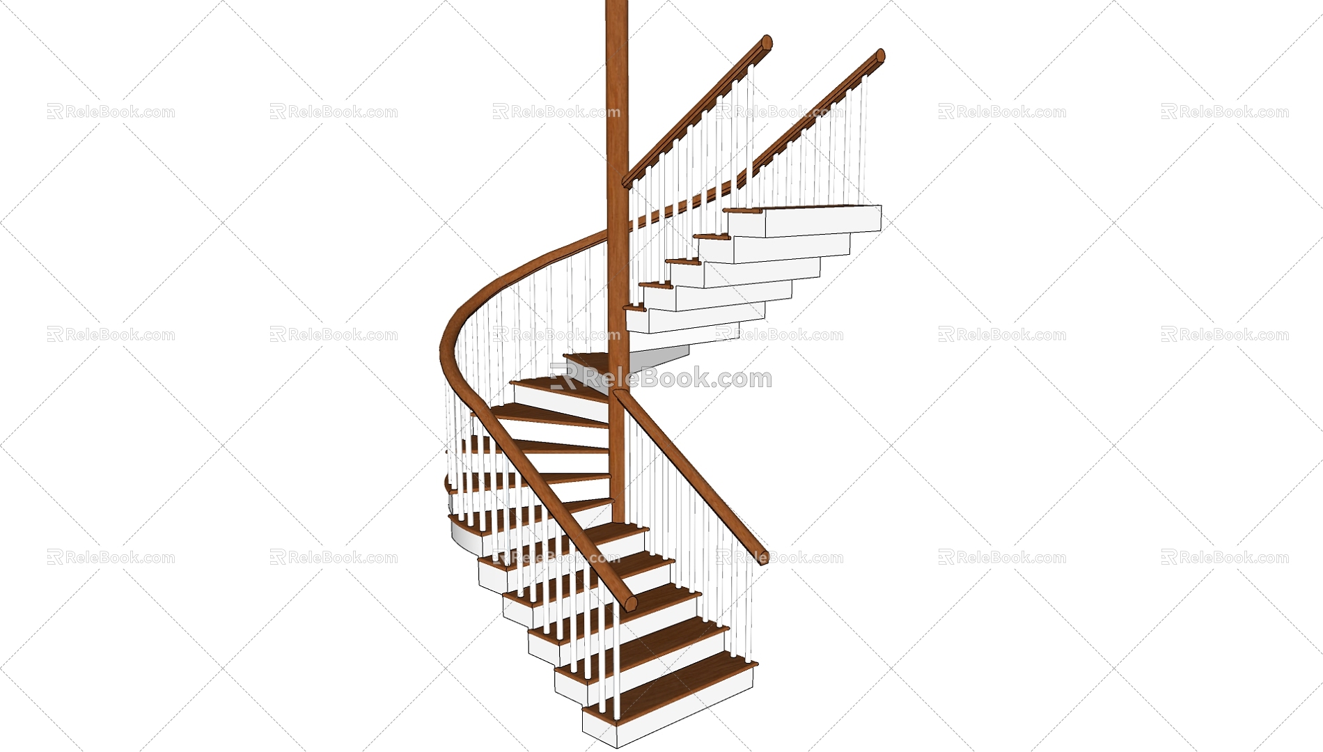 revolving staircase 3d model