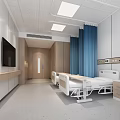 Modern Hospital Outpatient Clinic Nurse Station Interior Design