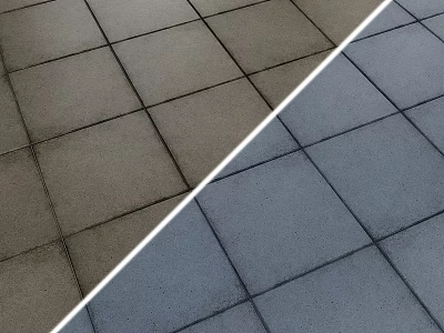 Brown and Blue Square Floor Tiles with Contrasting Colors for Home Interior Decoration 3d model