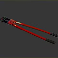 Heavy Duty Red And Black Bolt Cutters With Ergonomic Handle Design