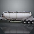 Functional Heavy Duty Tanker Trailer With Metal Tank And Multiple Wheels Design