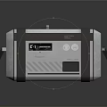 Professional Portable Equipment Case with Metal Shell Control Panel and Interface Buttons