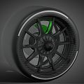 Modern wheel racing wheel 3d model