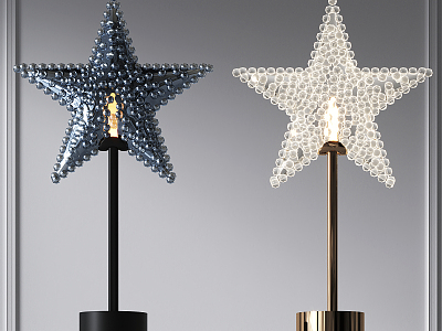 Modern Table Lamp Five-pointed Star Table Lamp Star Table Lamp Floor Table Lamps 3d model