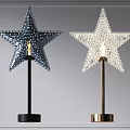 Modern Table Lamp Five-pointed Star Table Lamp Star Table Lamp Floor Table Lamps 3d model