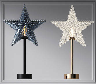 Modern Table Lamp Five-pointed Star Table Lamp Star Table Lamp Floor Table Lamps 3d model