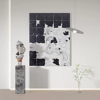 decorative painting 3d model