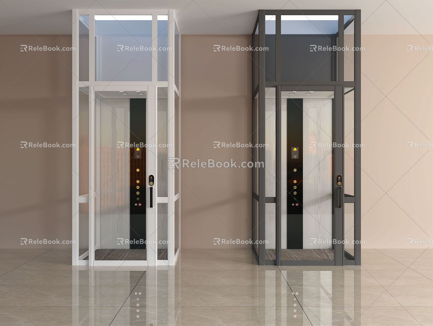 Modern Elevator Home Elevator 3d model