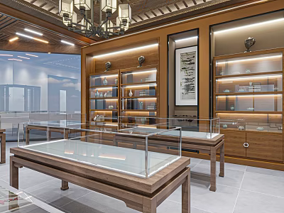 Antique Shop, Exclusive Shop, Jewelry Shop 3d model