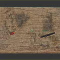Vintage Wooden Workbench With Green Chalkboard Multiple Buttons Gauges Drawers And Shelves