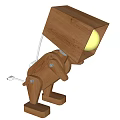 Nordic Table Lamp Puppy Style Table Lamp 3d model