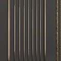 Modern Decorative Room Screens With Vertical Metal Slats And Textured Finishes
