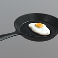 Fried Egg Pan 3d model