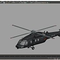 Straight 20 helicopter 3d model