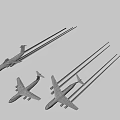 Military Transport Aircraft With Four Engines Large Wings And Silver Fuselage For Military Operations