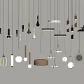 Modern chandelier decorative lamp art lamp 3d model