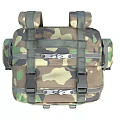 Camouflage Backpack Design With Multiple Pockets And Adjustable Straps For Outdoor Activities 3d model