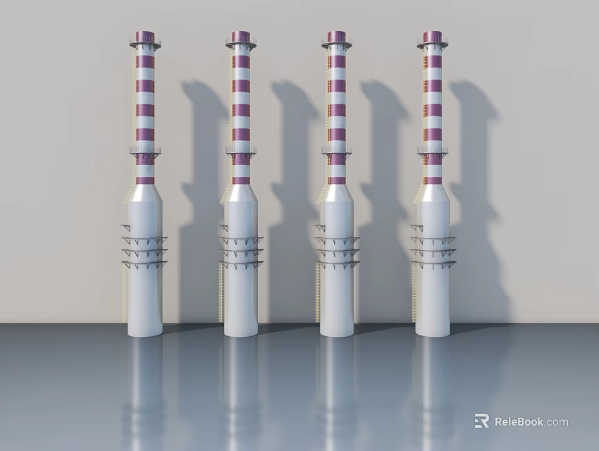 Modern Hinged Swing Door Design With Durable Frame For Interior Applications 3d model