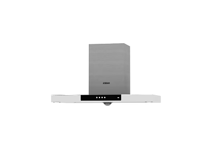 Modern Kitchen Range Hood With Stainless Steel Design And Efficient Ventilation 3d model