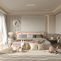 Modern Children's Room Girls Children's Room 3d model