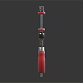 G Clamp Hardware Tool With Red Handle And Metal Frame For Workshop Applications 3d model