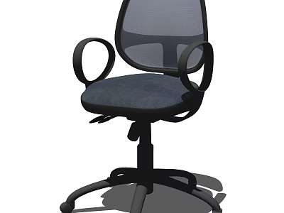 Ergonomic Office Chair With Mesh Back Padded Seat Adjustable Height And Swivel Base 3d model