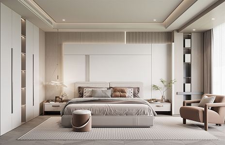 Modern Bedroom 3d model