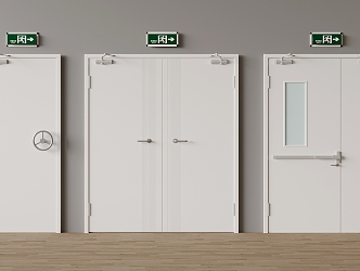 Fire Door Fire Door Emergency Door 3d model