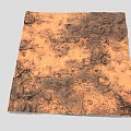 Modern Mars Terrain Rock Sandy Mountain Desert 3d model