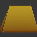Yellow Conical Tent Furniture With Sturdy Structure Support Poles And Metal Fixtures