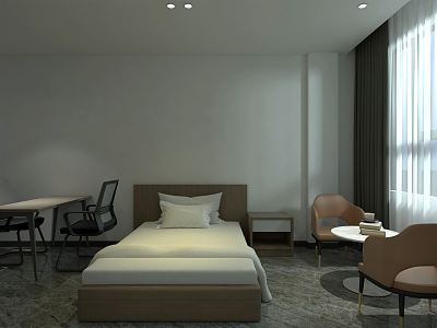 Modern Apartment Room 3d model