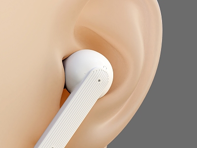 ear headphones 3d model