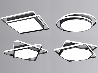 modern ceiling lamp 3d model