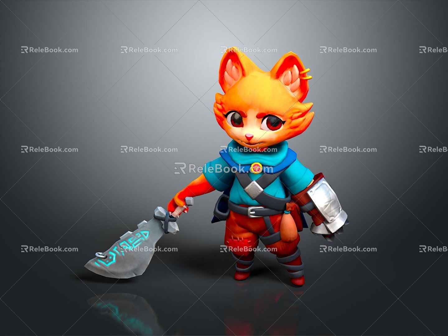 Fox Cartoon Fox Small Fox Cartoon Characters Cartoon Animals Cartoon Small Animals Game Characters 3d model