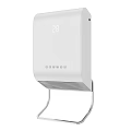 White Air Conditioner Fan With Modern Design Digital Display And Sleek Air Vents
