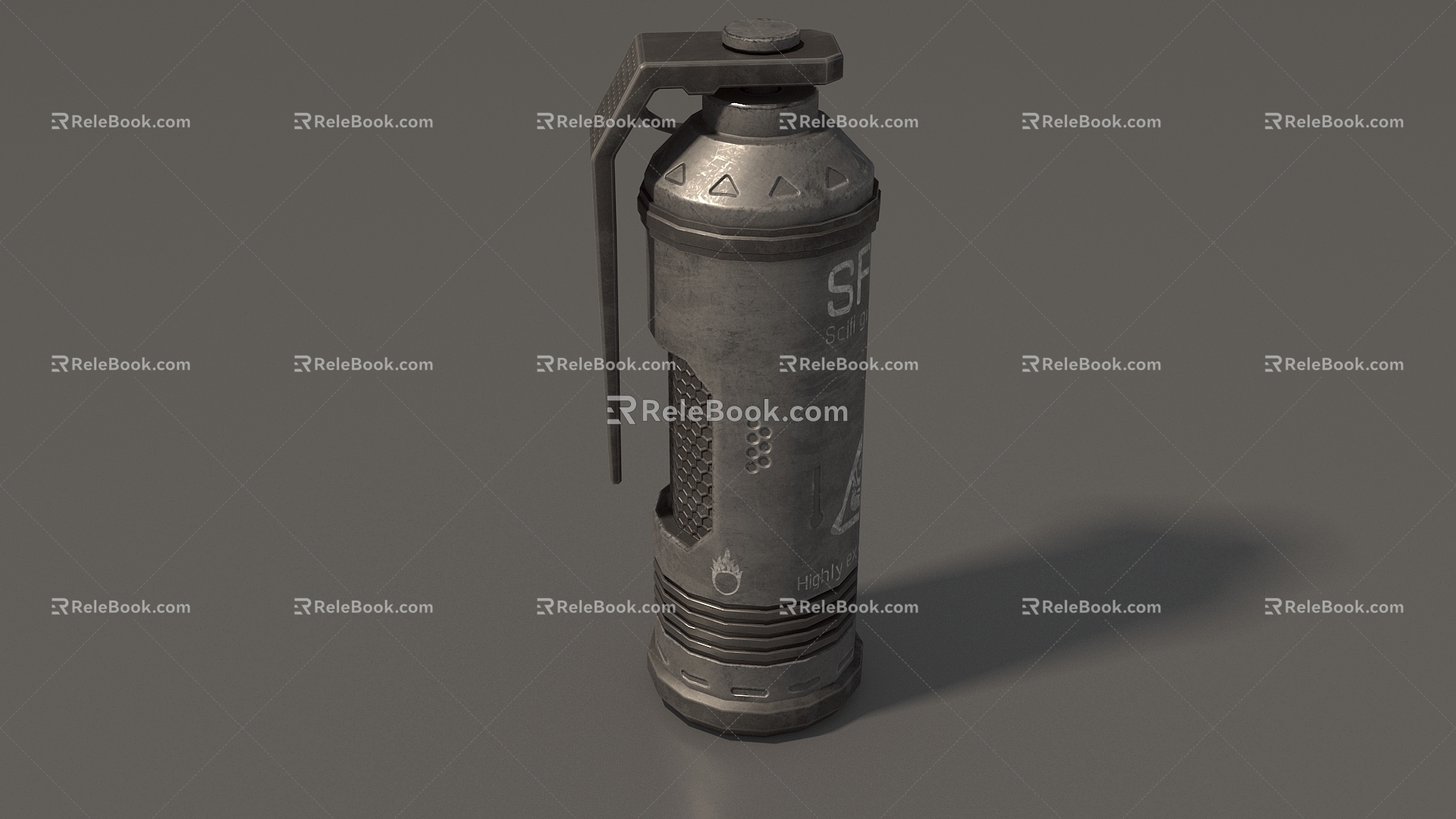 Grenade Grenade Sci-fi Grenade Smoke Bomb Flash Bomb High Explosive Bomb Tear Bomb Grenade Simple Mold Grenade Low Mold Low Face Grenade Game Grenade 3d model