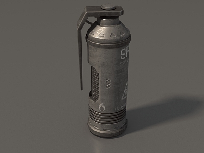 Grenade Sci-fi Grenade Smoke Bomb Flash Bomb High Explosive Bomb Tear Bomb Grenade Simple Mold Grenade Low Mold Low Face Grenade Game Grenade 3d model