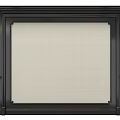 Modern TV Wall Background Design With Black Frame Light Panel And Decorative Borders 3d model