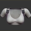 Sexy Clothing Vest Shorts See-through Sexy Clothes Women's Fashion Women's Fashion 3d model