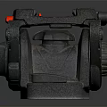 Adjustable Black Furniture Base Featuring Red Green Buttons And Gear Structure