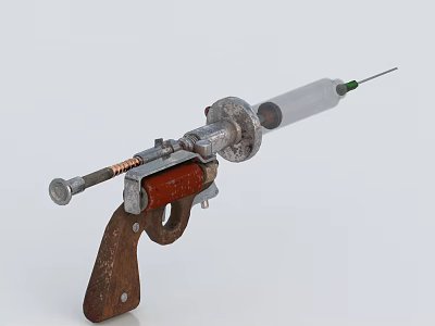 Industrial LOFT injection gun shooting gun 3d model Industrial LOFT injection gun shooting gun 3d model