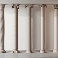 European Roman Column 3d model