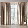 Modern Curtains 3d model