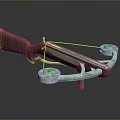 Crossbow Mechanical Crossbow Shift Bow and Arrow Shoot Far Equipment Weapons High-tech Crossbow 3d model