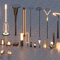 Stylish Outdoor Lights With Various Modern Designs Different Shapes And Animal Decorations