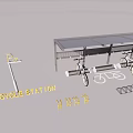 Modern Bicycle Station With Sheltered Parking Racks And Storage Facilities
